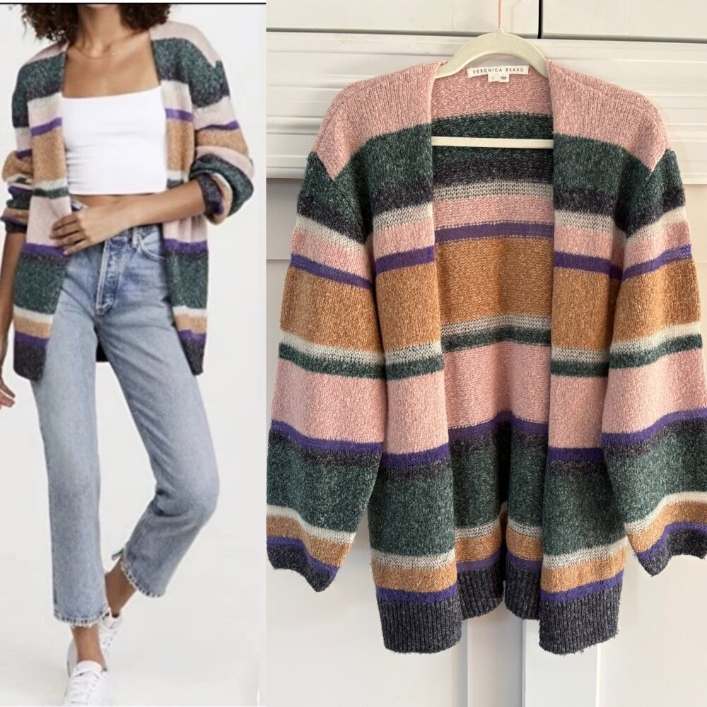 Veronica Beard Elizabeth Colorblocked Cardigan – Size S